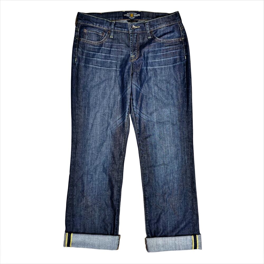 LUCKY BRAND Lucky Legend Easy Rider Mid-Rise Bootcut Yellow Selvedge Jeans 8/29L